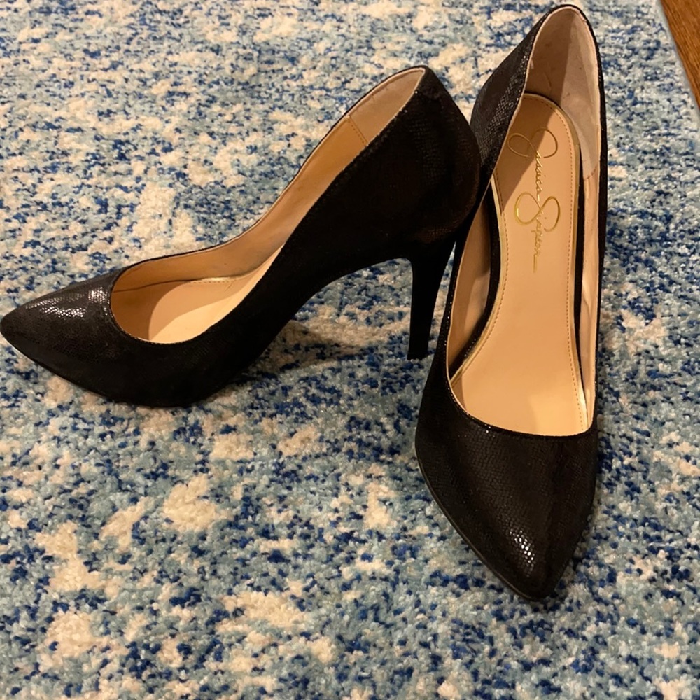 Jessica Simpson Black Heels